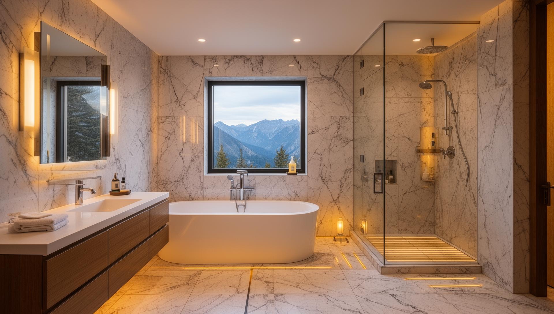 Luxury Bathroom — Glenwood Springs
